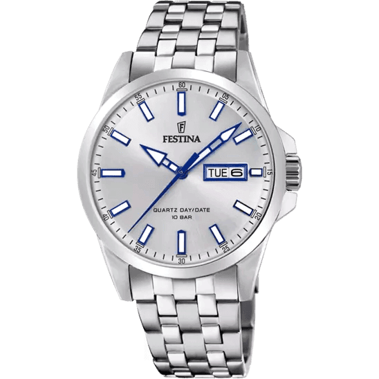 FESTINA - OROLOGIO UOMO CLASSICS  ARGENTO