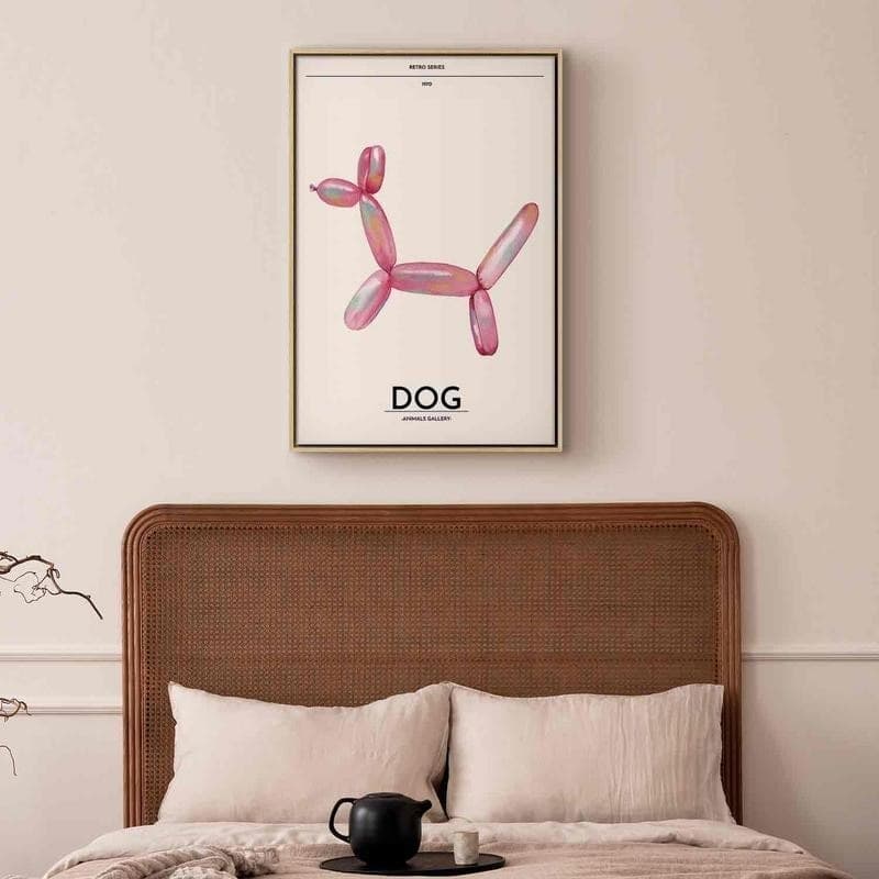 Quadro - Holo-Dog - Colorful Dog in Retro Style in Poster e stampe Collezione Casa - Trebisacce, commercioVirtuoso.it