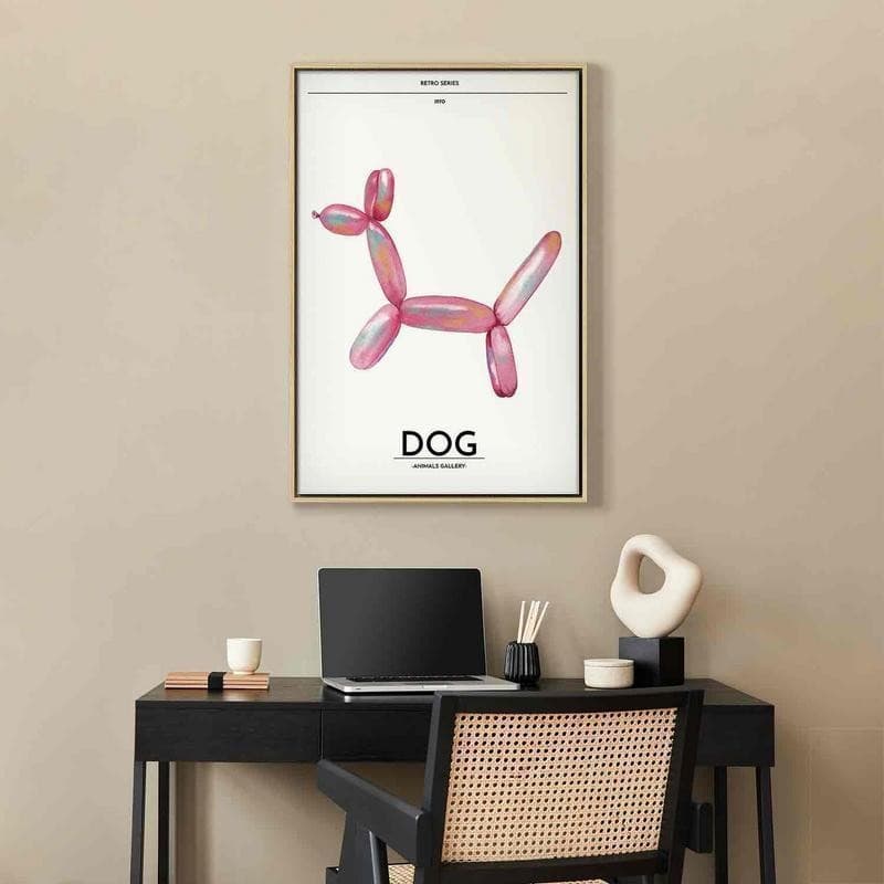 Quadro - Holo-Dog - Colorful Dog in Retro Style in Poster e stampe Collezione Casa - Trebisacce, commercioVirtuoso.it