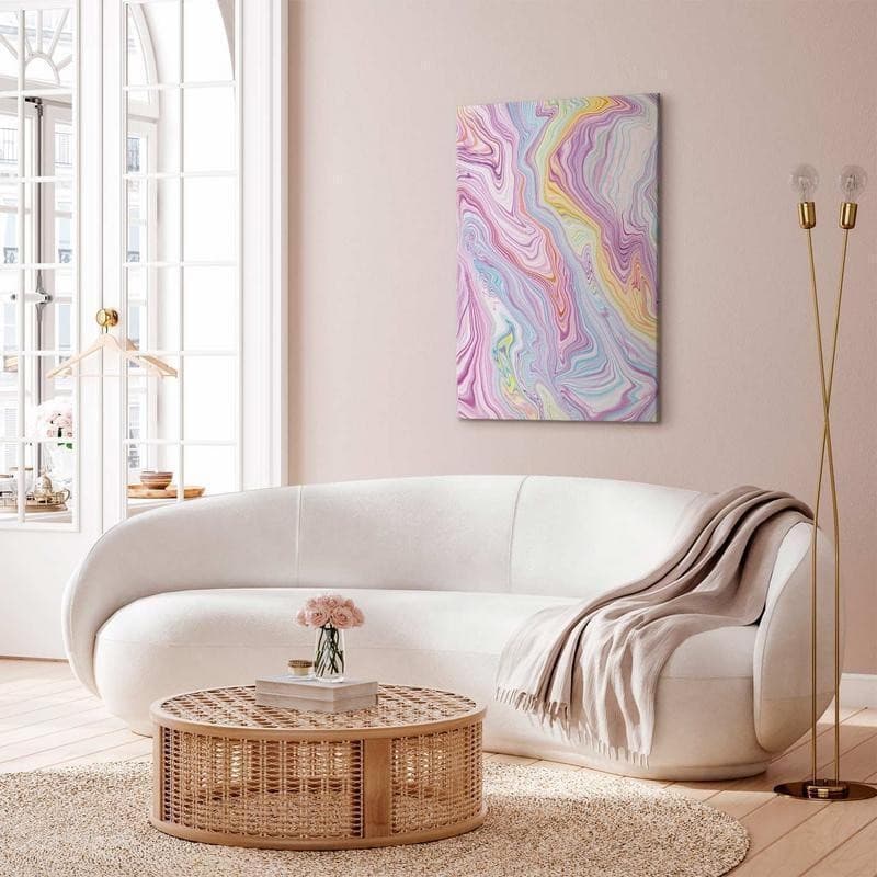 Quadro - Colorful Dream - Abstract Shapes in Pastel Colors in Poster e stampe Collezione Casa - Trebisacce, commercioVirtuoso.it