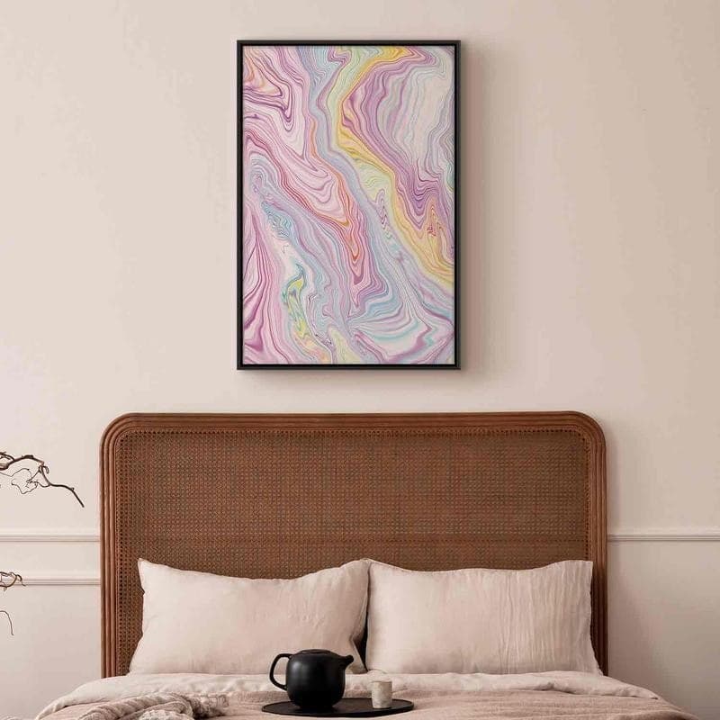 Quadro - Colorful Dream - Abstract Shapes in Pastel Colors in Poster e stampe Collezione Casa - Trebisacce, commercioVirtuoso.it