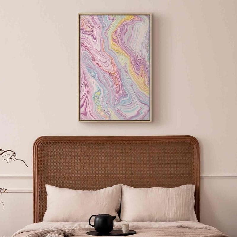 Quadro - Colorful Dream - Abstract Shapes in Pastel Colors in Poster e stampe Collezione Casa - Trebisacce, commercioVirtuoso.it