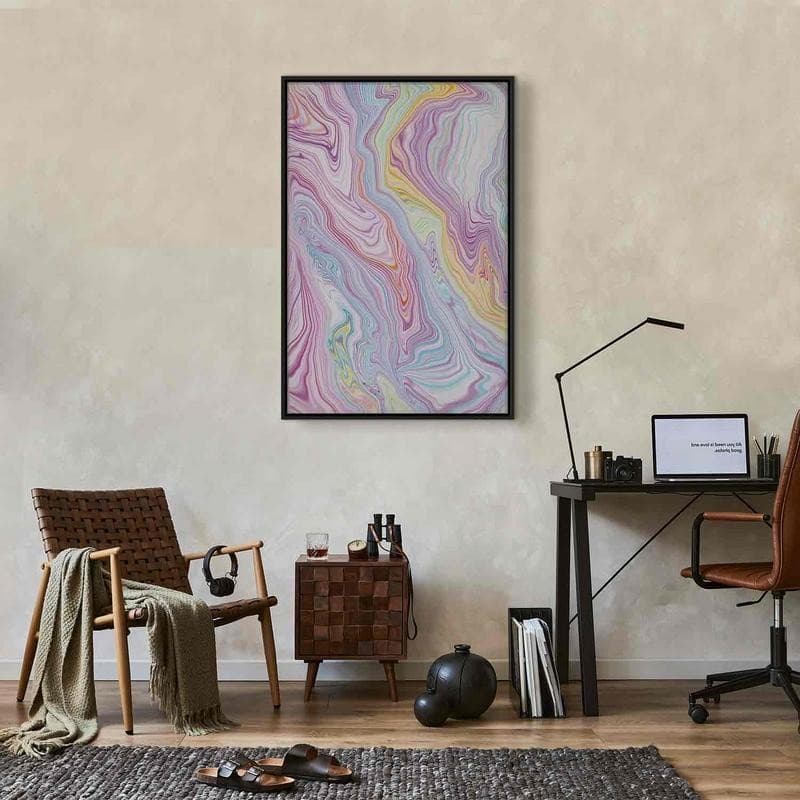 Quadro - Colorful Dream - Abstract Shapes in Pastel Colors in Poster e stampe Collezione Casa - Trebisacce, commercioVirtuoso.it