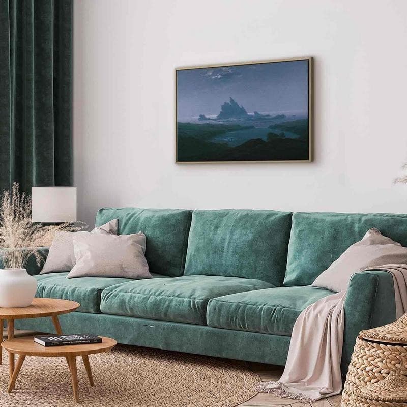 Quadro - Cliff reef on the beach (Caspar David Friedrich) in Poster e stampe Collezione Casa - Trebisacce, commercioVirtuoso.it