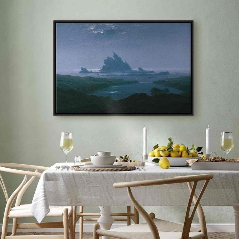 Quadro - Cliff reef on the beach (Caspar David Friedrich) in Poster e stampe Collezione Casa - Trebisacce, commercioVirtuoso.it