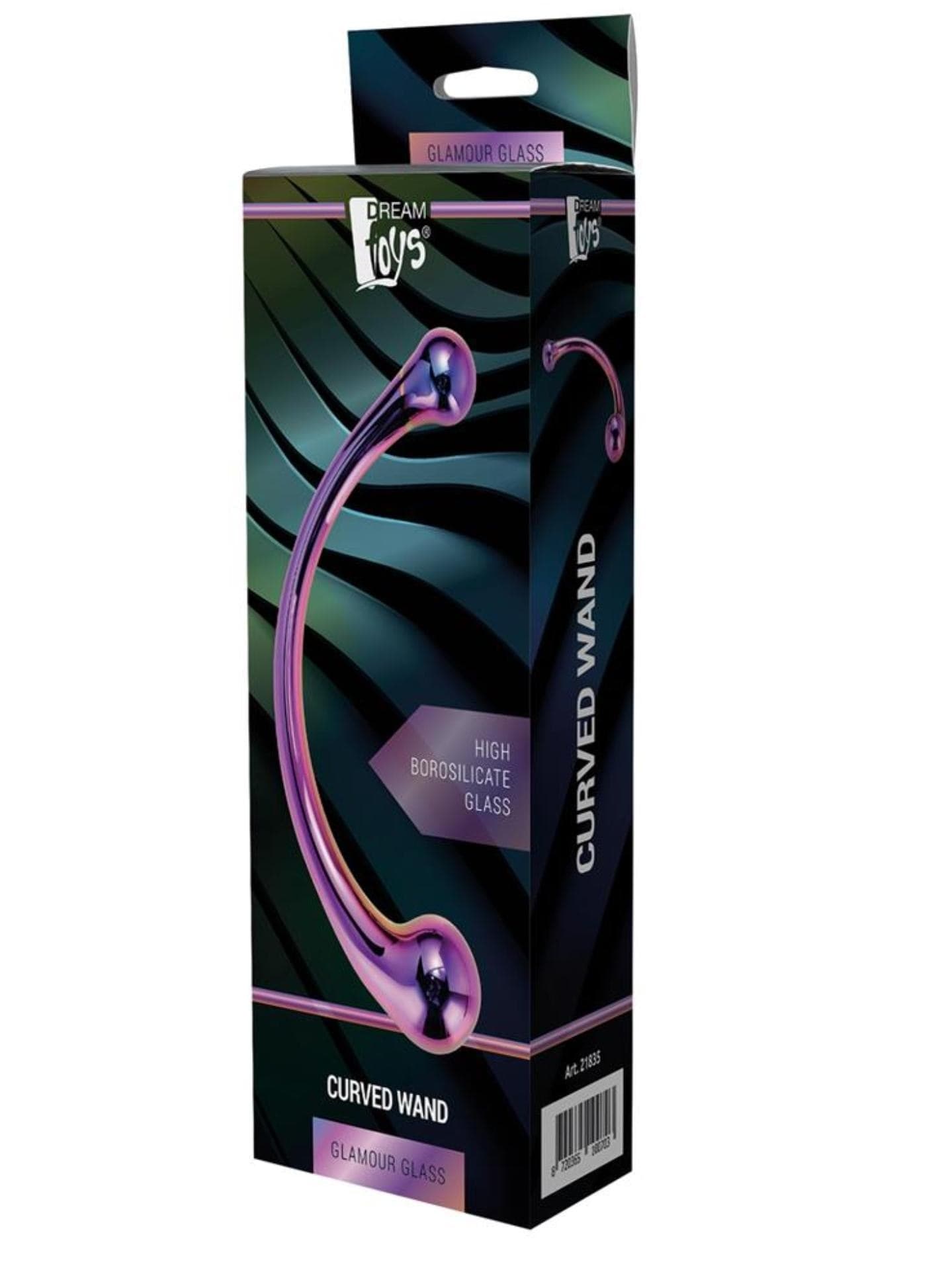 GLAMOUR GLASS CURVED WAND Viola in Dildo classici Mettimelo.it - Casoria, commercioVirtuoso.it
