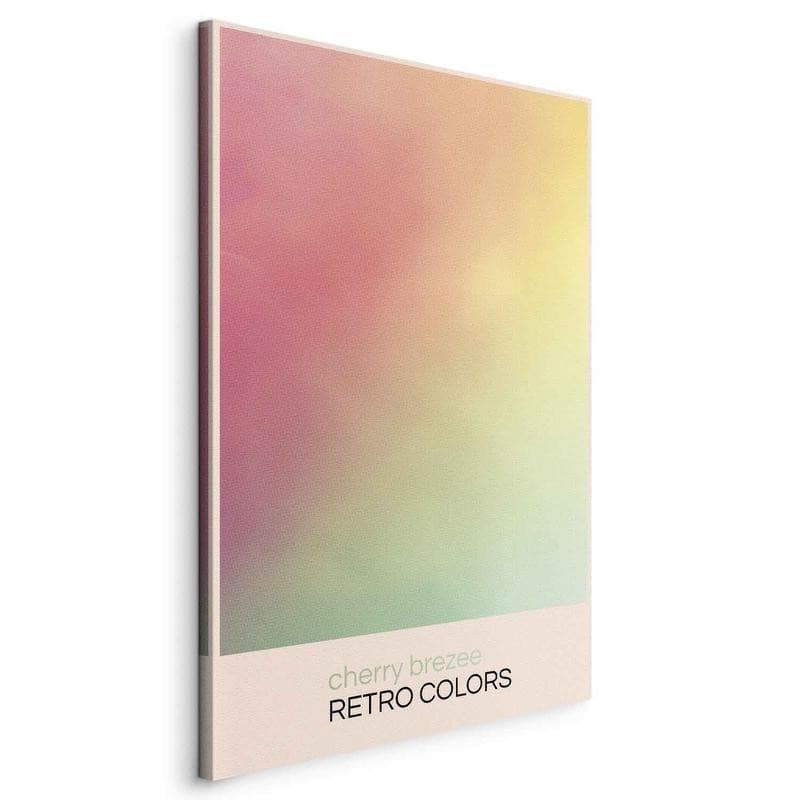 Quadro - Cherry Breeze - Pastel Gradient in Delicate Retro Colors in Poster e stampe Collezione Casa - Trebisacce, commercioVirtuoso.it