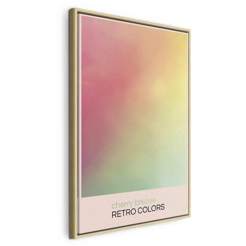 Quadro - Cherry Breeze - Pastel Gradient in Delicate Retro Colors in Poster e stampe Collezione Casa - Trebisacce, commercioVirtuoso.it