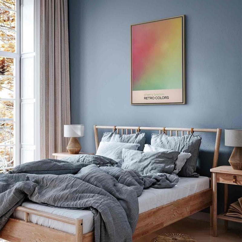 Quadro - Cherry Breeze - Pastel Gradient in Delicate Retro Colors in Poster e stampe Collezione Casa - Trebisacce, commercioVirtuoso.it