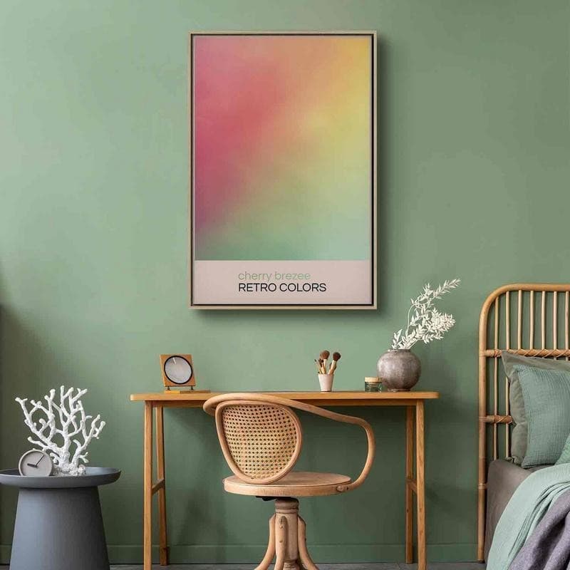 Quadro - Cherry Breeze - Pastel Gradient in Delicate Retro Colors in Poster e stampe Collezione Casa - Trebisacce, commercioVirtuoso.it