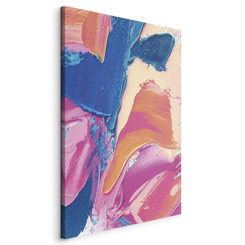 Quadro - Energetic Shapes - Dynamic Oil Paint Composition on Canvas in Poster e stampe Collezione Casa - Trebisacce, commercioVirtuoso.it