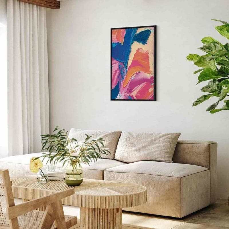 Quadro - Energetic Shapes - Dynamic Oil Paint Composition on Canvas in Poster e stampe Collezione Casa - Trebisacce, commercioVirtuoso.it