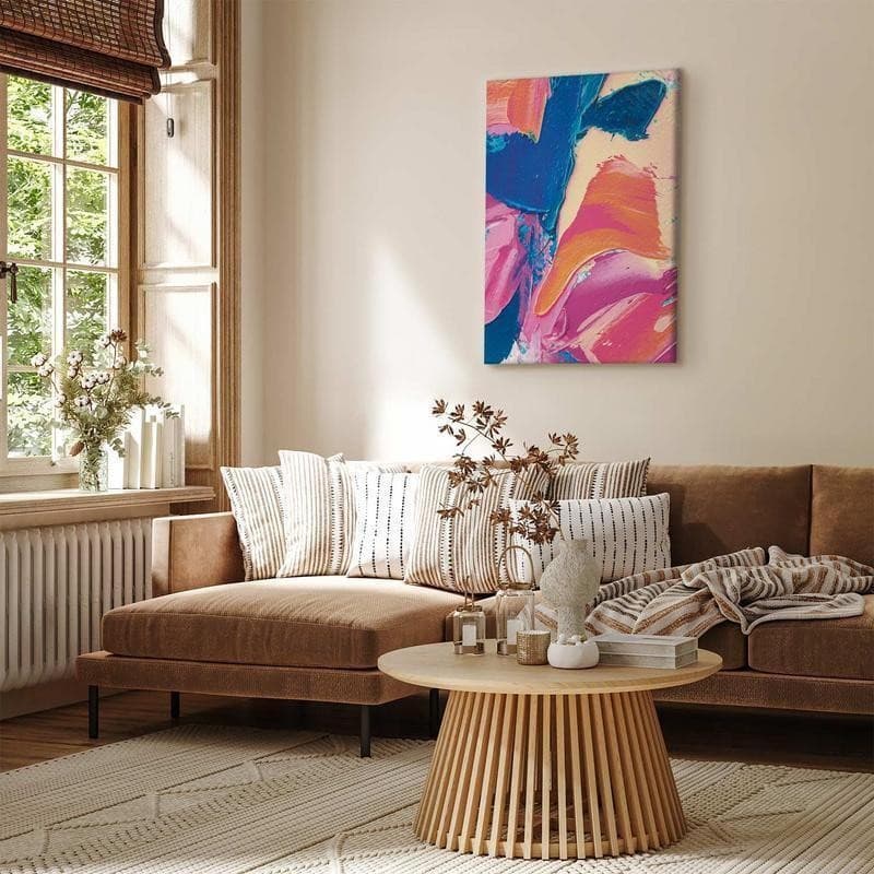 Quadro - Energetic Shapes - Dynamic Oil Paint Composition on Canvas in Poster e stampe Collezione Casa - Trebisacce, commercioVirtuoso.it
