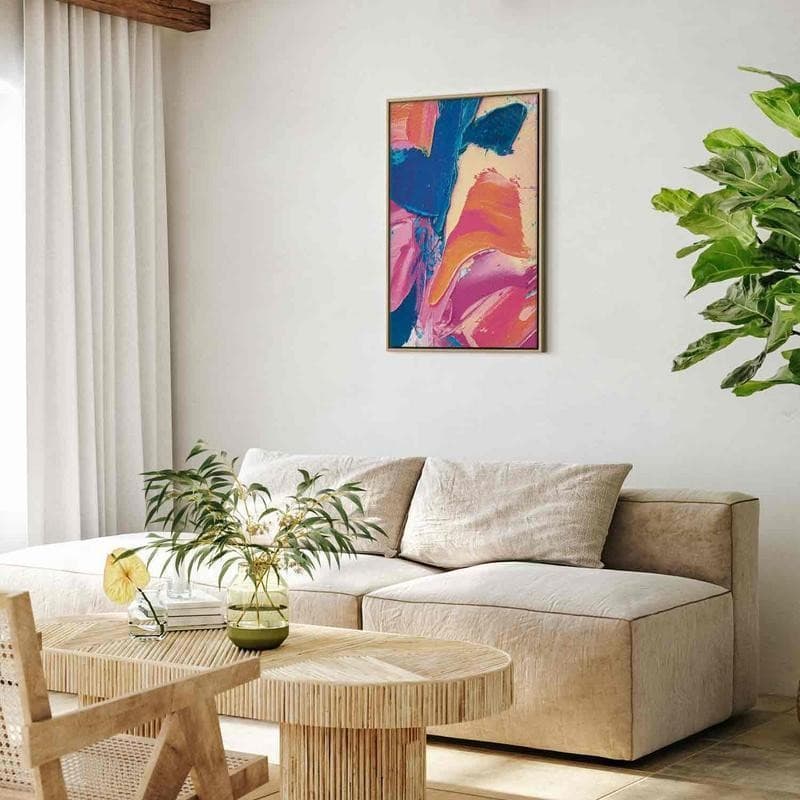 Quadro - Energetic Shapes - Dynamic Oil Paint Composition on Canvas in Poster e stampe Collezione Casa - Trebisacce, commercioVirtuoso.it