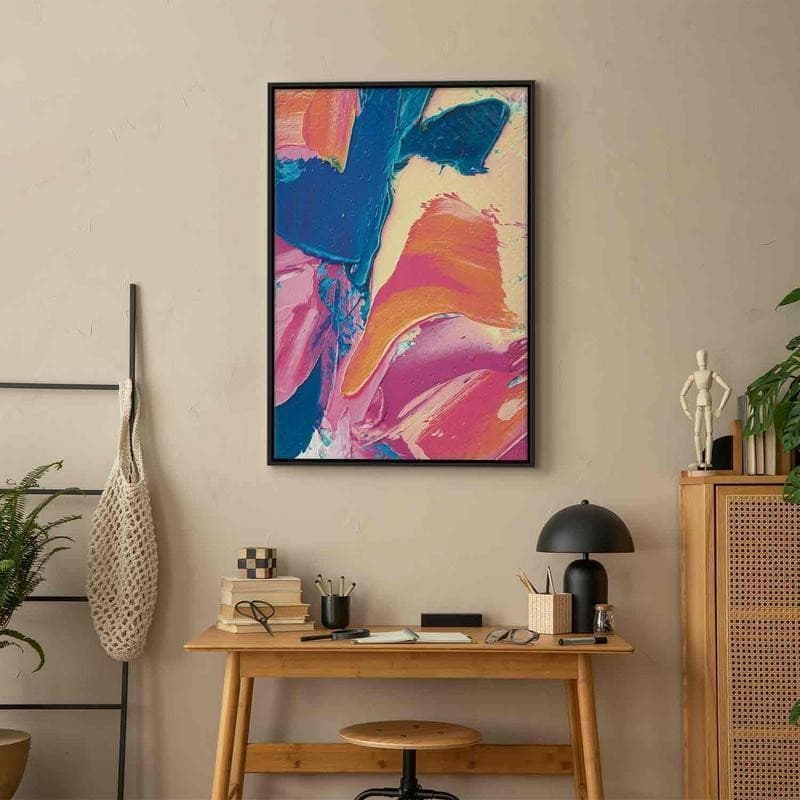 Quadro - Energetic Shapes - Dynamic Oil Paint Composition on Canvas in Poster e stampe Collezione Casa - Trebisacce, commercioVirtuoso.it