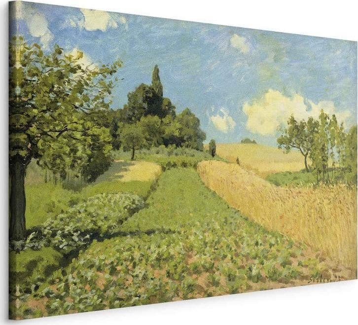 Quadro - The Cornfield (near Argenteuil) (Alfred Sisley) in Poster e stampe Collezione Casa - Trebisacce, commercioVirtuoso.it