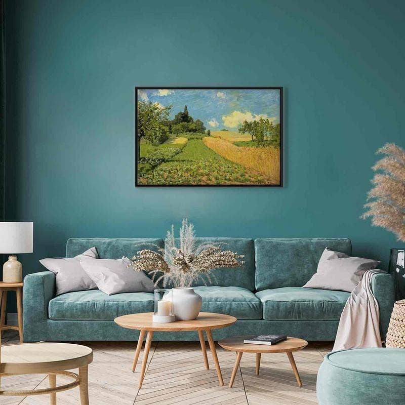 Quadro - The Cornfield (near Argenteuil) (Alfred Sisley) in Poster e stampe Collezione Casa - Trebisacce, commercioVirtuoso.it