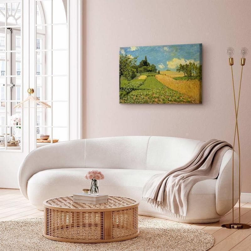 Quadro - The Cornfield (near Argenteuil) (Alfred Sisley) in Poster e stampe Collezione Casa - Trebisacce, commercioVirtuoso.it
