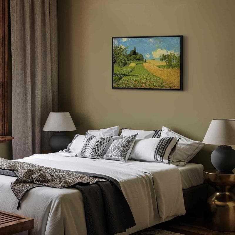 Quadro - The Cornfield (near Argenteuil) (Alfred Sisley) in Poster e stampe Collezione Casa - Trebisacce, commercioVirtuoso.it