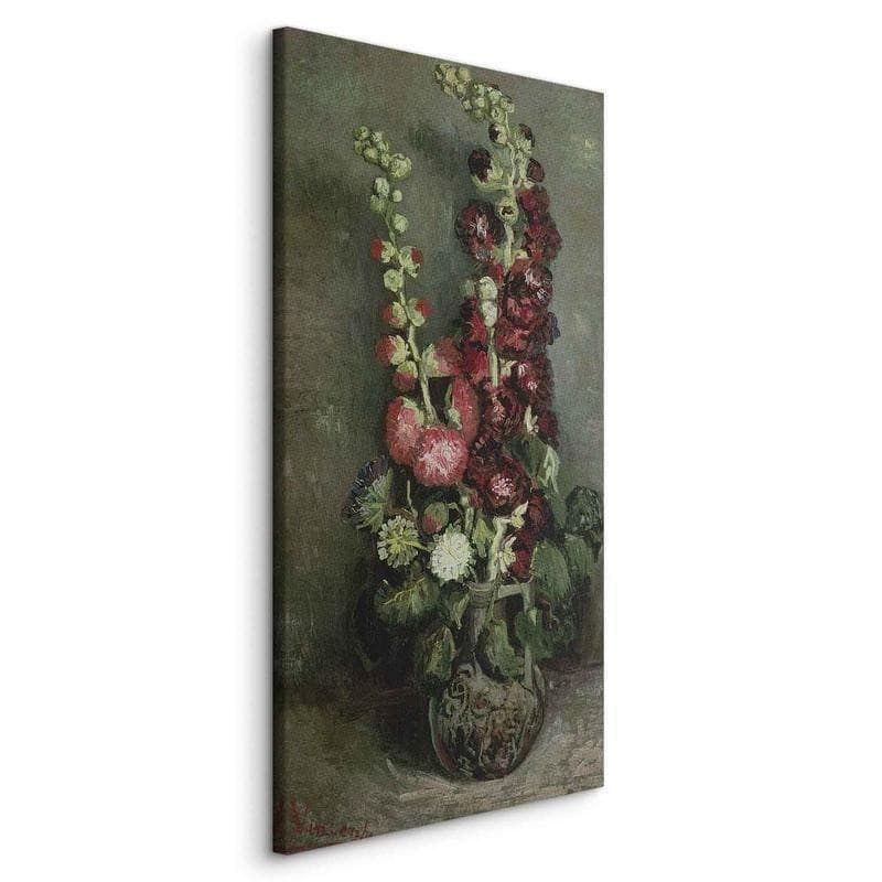 Quadro - Vase of Hollyhocks (Vincent Van Gogh) in Poster e stampe Collezione Casa - Trebisacce, commercioVirtuoso.it