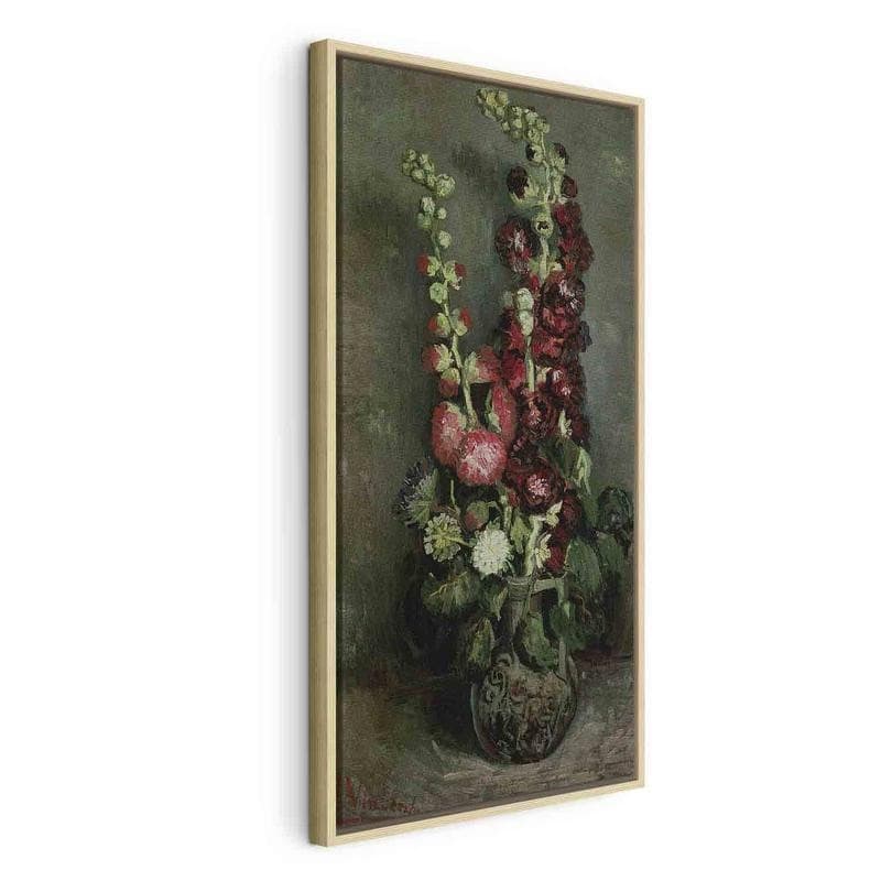 Quadro - Vase of Hollyhocks (Vincent Van Gogh) in Poster e stampe Collezione Casa - Trebisacce, commercioVirtuoso.it