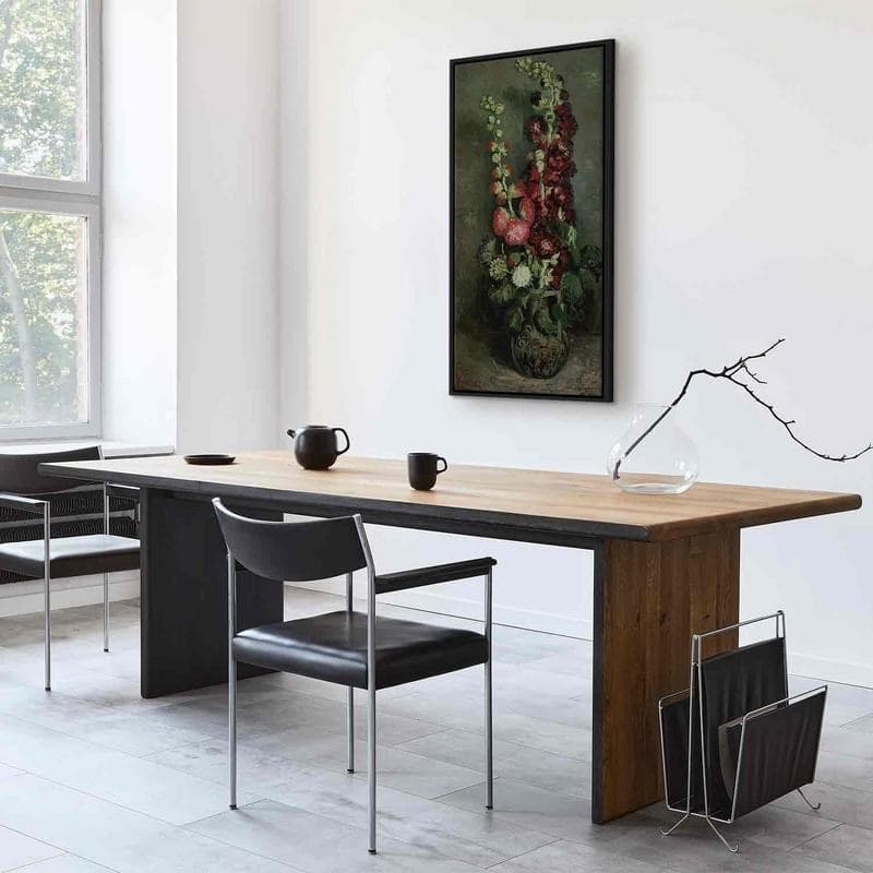 Quadro - Vase of Hollyhocks (Vincent Van Gogh) in Poster e stampe Collezione Casa - Trebisacce, commercioVirtuoso.it