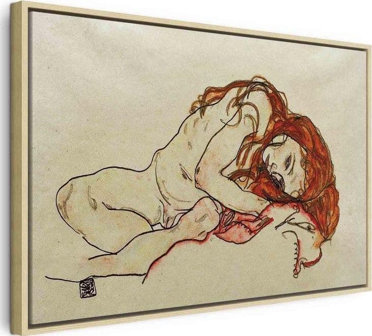 Quadro - Crouched Girl With Bowed Head in Poster e stampe Collezione Casa - Trebisacce, commercioVirtuoso.it