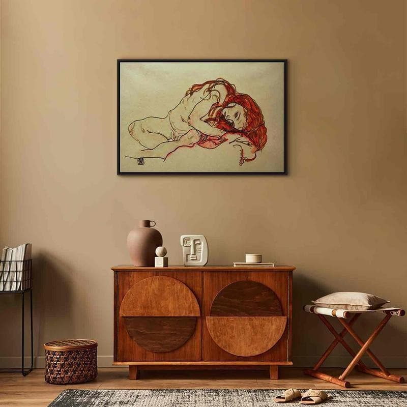 Quadro - Crouched Girl With Bowed Head in Poster e stampe Collezione Casa - Trebisacce, commercioVirtuoso.it