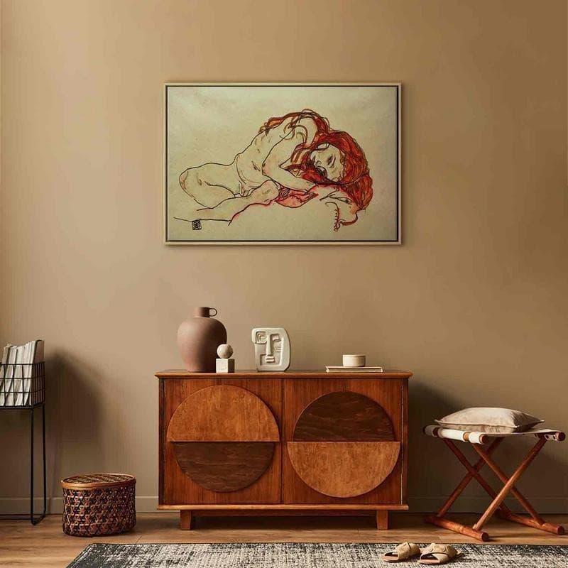 Quadro - Crouched Girl With Bowed Head in Poster e stampe Collezione Casa - Trebisacce, commercioVirtuoso.it