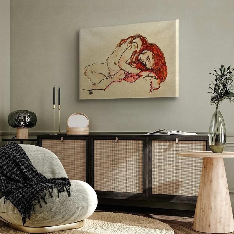 Quadro - Crouched Girl With Bowed Head in Poster e stampe Collezione Casa - Trebisacce, commercioVirtuoso.it
