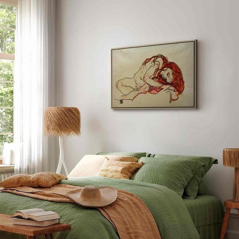 Quadro - Crouched Girl With Bowed Head in Poster e stampe Collezione Casa - Trebisacce, commercioVirtuoso.it