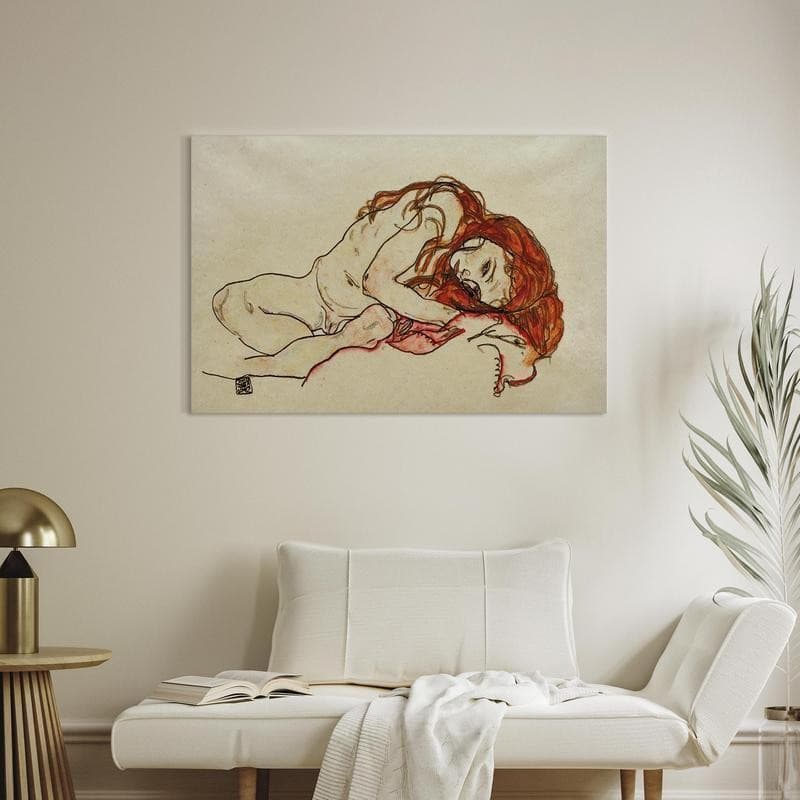 Quadro - Crouched Girl With Bowed Head in Poster e stampe Collezione Casa - Trebisacce, commercioVirtuoso.it