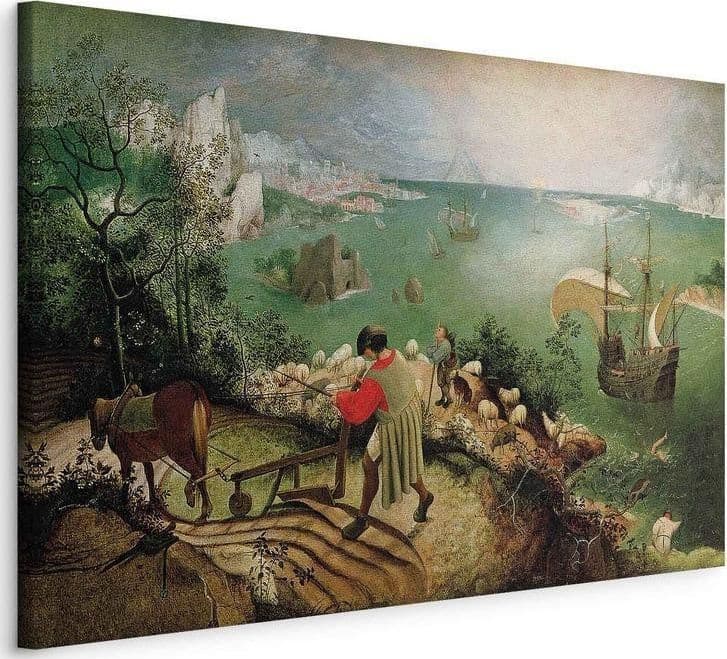 Quadro - Landscape with the Fall of Icarus in Poster e stampe Collezione Casa - Trebisacce, commercioVirtuoso.it