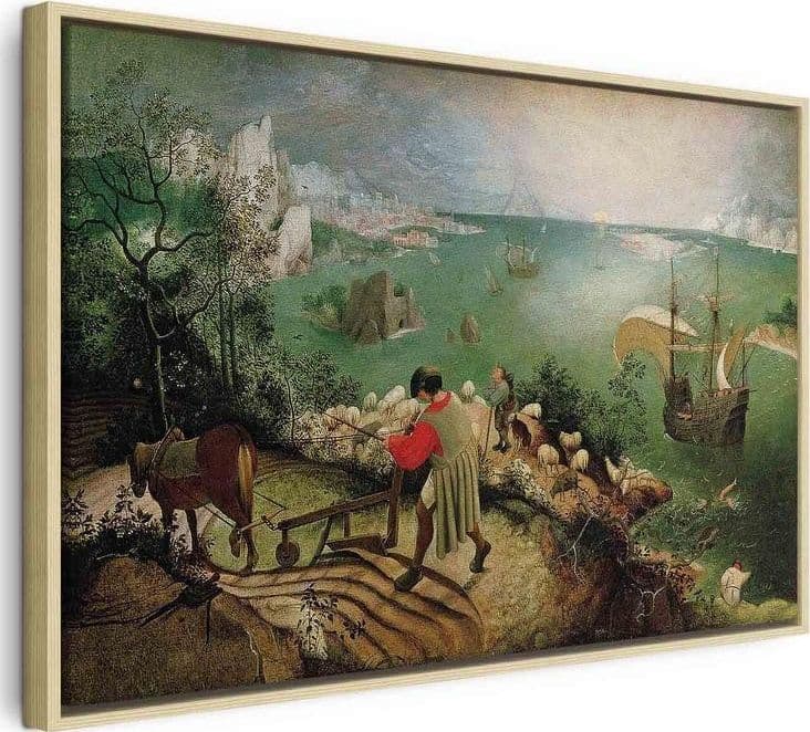 Quadro - Landscape with the Fall of Icarus in Poster e stampe Collezione Casa - Trebisacce, commercioVirtuoso.it