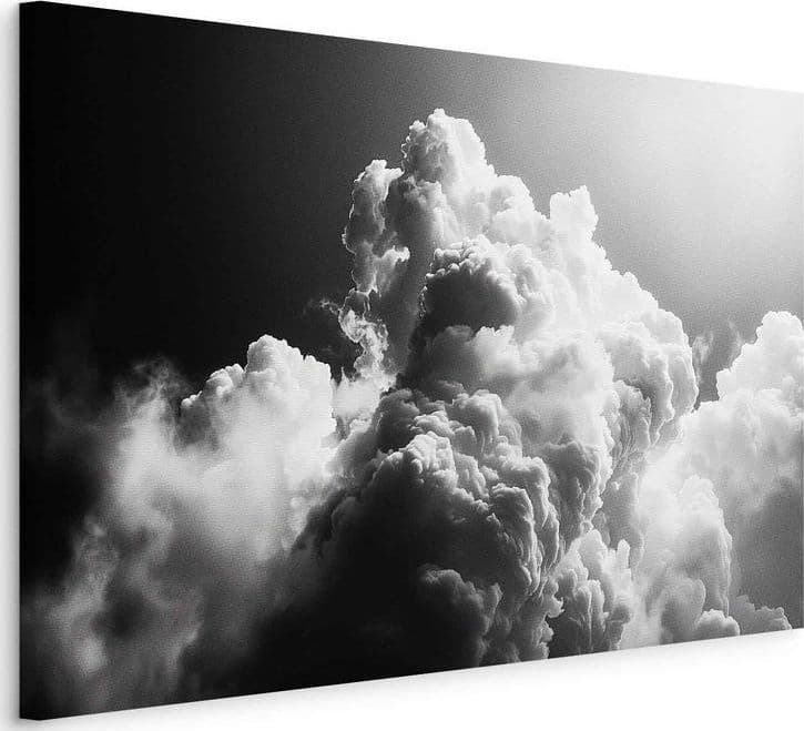 Quadro - Clouds Like from Dreams: Let the Sun Illuminate Your Day – A Visual Feast in Poster e stampe Collezione Casa - Trebisacce, commercioVirtuoso.it