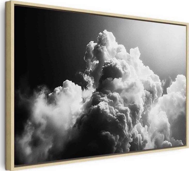 Quadro - Clouds Like from Dreams: Let the Sun Illuminate Your Day – A Visual Feast in Poster e stampe Collezione Casa - Trebisacce, commercioVirtuoso.it