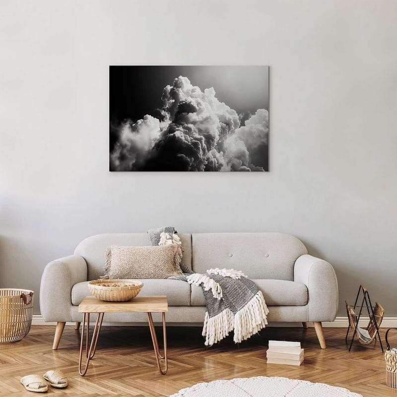 Quadro - Clouds Like from Dreams: Let the Sun Illuminate Your Day – A Visual Feast in Poster e stampe Collezione Casa - Trebisacce, commercioVirtuoso.it