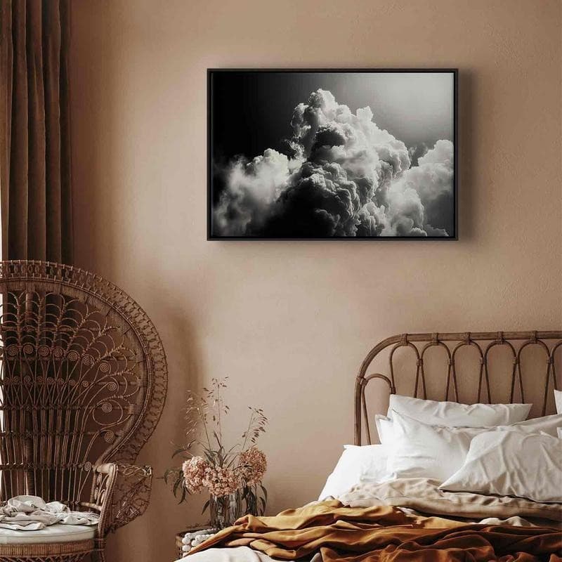 Quadro - Clouds Like from Dreams: Let the Sun Illuminate Your Day – A Visual Feast in Poster e stampe Collezione Casa - Trebisacce, commercioVirtuoso.it