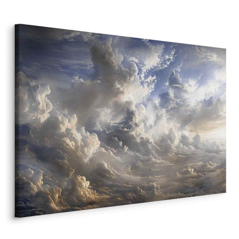 Quadro - Golden Reflections on Clouds Foretelling Dusk in Poster e stampe Collezione Casa - Trebisacce, commercioVirtuoso.it