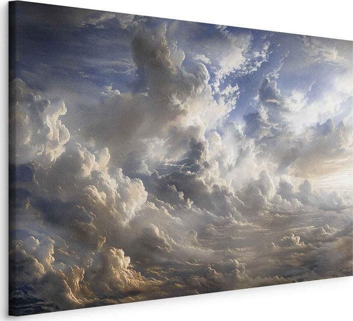 Quadro - Golden Reflections on Clouds Foretelling Dusk in Poster e stampe Collezione Casa - Trebisacce, commercioVirtuoso.it