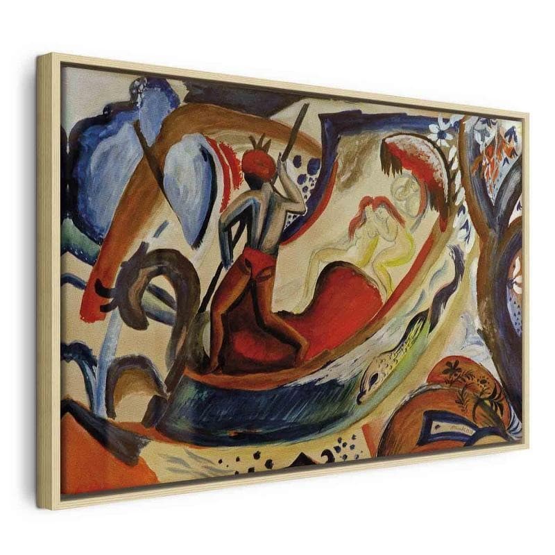 Quadro - Nackte Mädchen in der Barke (August Macke) in Poster e stampe Collezione Casa - Trebisacce, commercioVirtuoso.it
