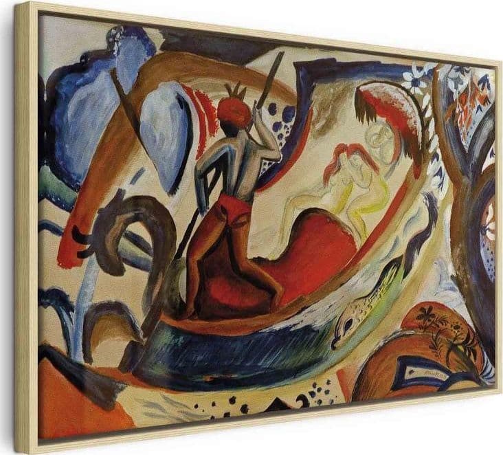 Quadro - Nackte Mädchen in der Barke (August Macke) in Poster e stampe Collezione Casa - Trebisacce, commercioVirtuoso.it