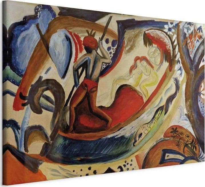 Quadro - Nackte Mädchen in der Barke (August Macke) in Poster e stampe Collezione Casa - Trebisacce, commercioVirtuoso.it