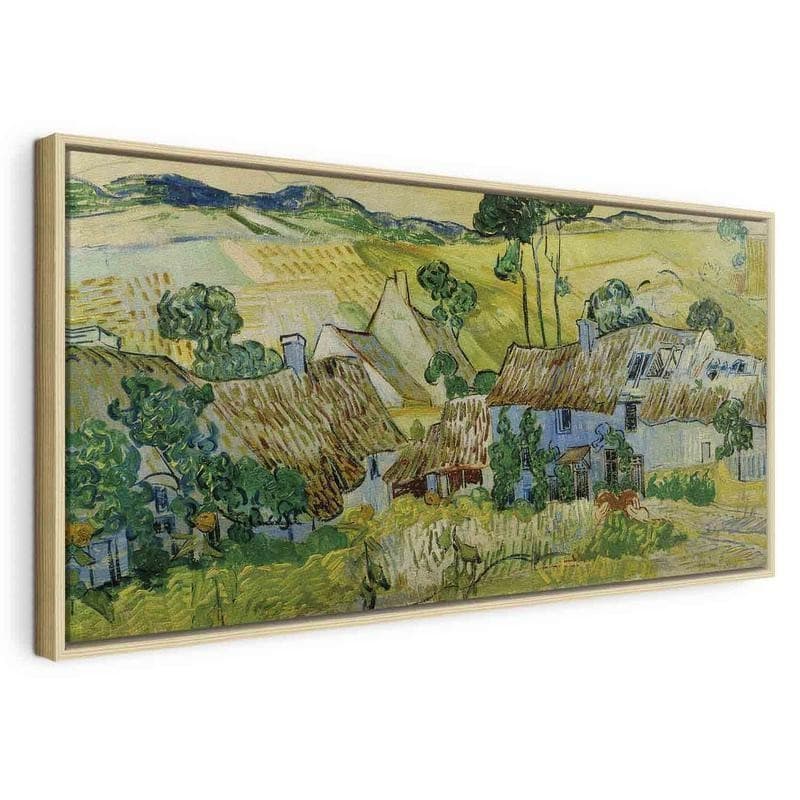 Quadro - Farms near Auvers (Vincent Van Gogh) in Poster e stampe Collezione Casa - Trebisacce, commercioVirtuoso.it