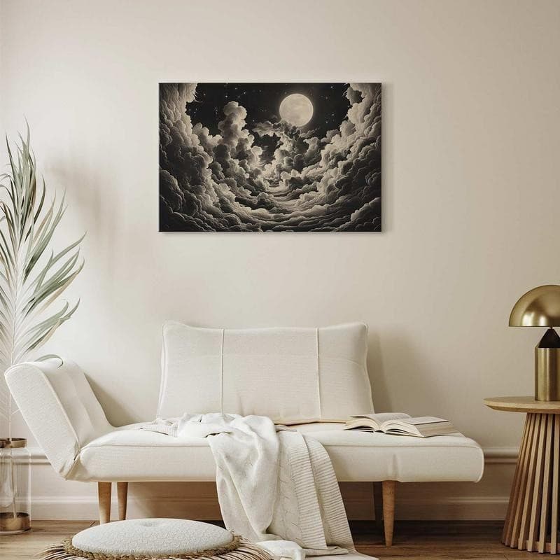 Quadro - Moon and Stars Singing Among the Great Clouds in Poster e stampe Collezione Casa - Trebisacce, commercioVirtuoso.it