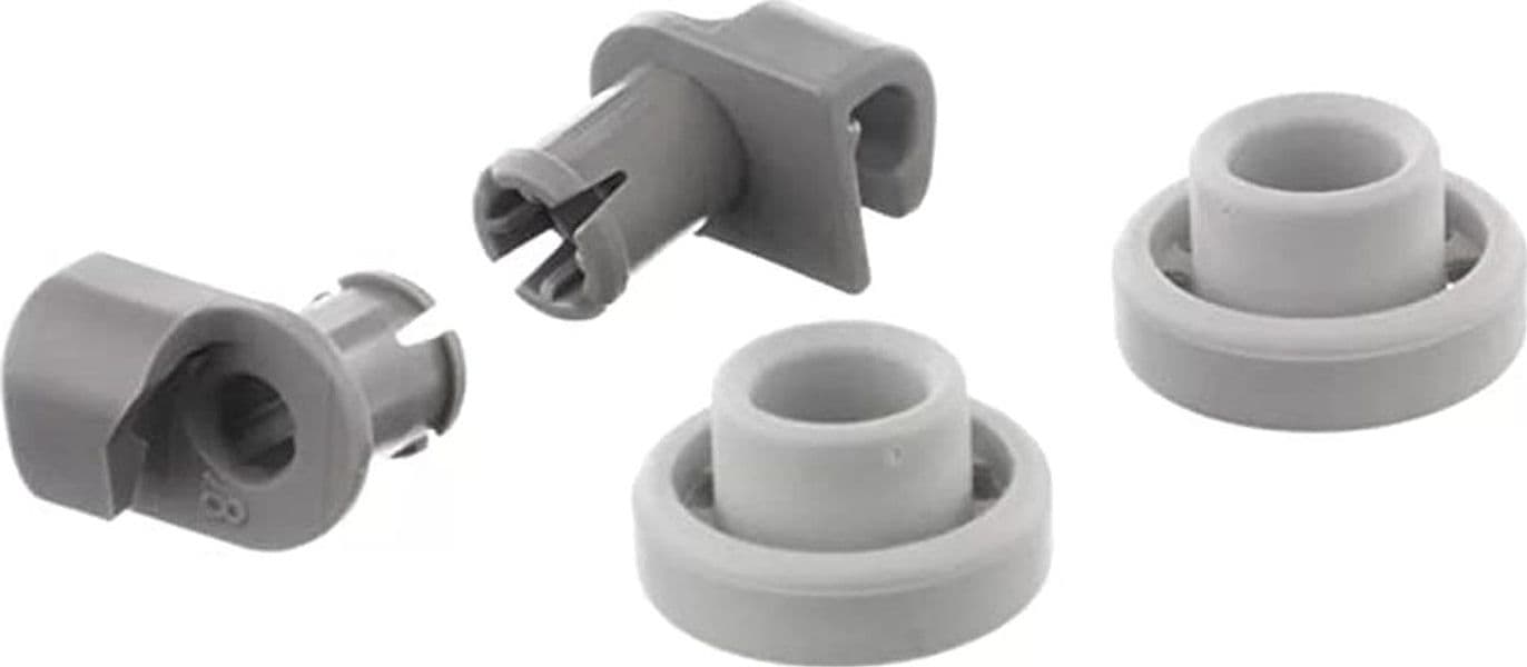 KIT RUOTA CESTELLO LAVASTOVIGLIE BOSCH / ARISTON / INDESIT 2 PZ - LV 34 in prodotto EuroStore07 - Alatri, commercioVirtuoso.it