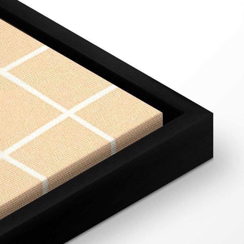 Quadro - Waving Lines - Creamy Grid on a Noisy Pastel Background in Poster e stampe Collezione Casa - Trebisacce, commercioVirtuoso.it