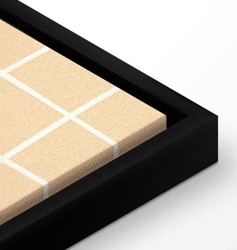 Quadro - Waving Lines - Creamy Grid on a Noisy Pastel Background in Poster e stampe Collezione Casa - Trebisacce, commercioVirtuoso.it