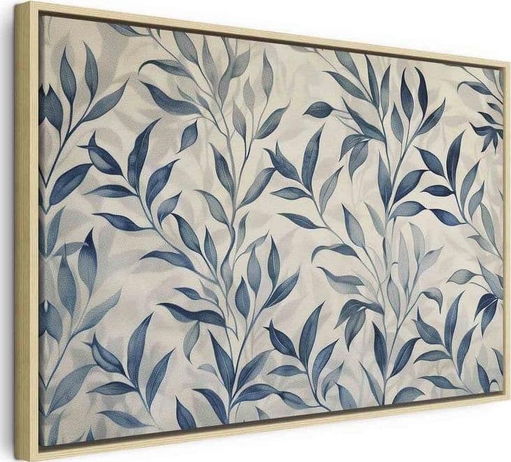 Quadro Delicate foglie blu in Poster e stampe Collezione Casa - Trebisacce, commercioVirtuoso.it