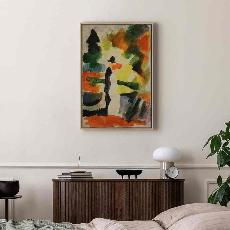 Quadro - Paar im Park (August Macke) in Poster e stampe Collezione Casa - Trebisacce, commercioVirtuoso.it